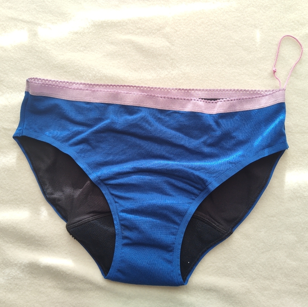 Thinx Teen Period Organic Cotton Underwear Bikini Panties Size 15-16